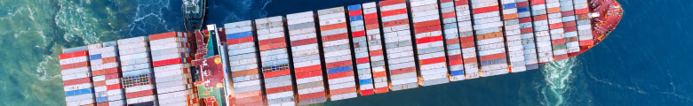 containers on ship